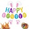 Happy Easter Felt Banner – Egg-Themed Garland for Home & Party Decor